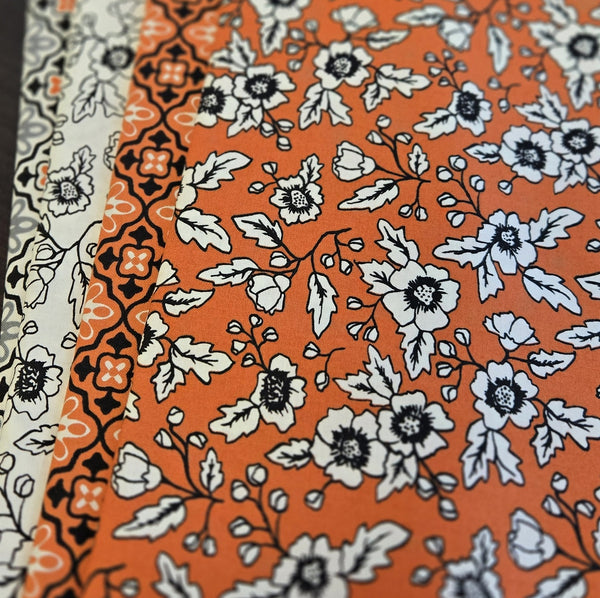 Matt's Mystery Bundles -  4.002 yards - Midnight Magic- Assorted Remnants