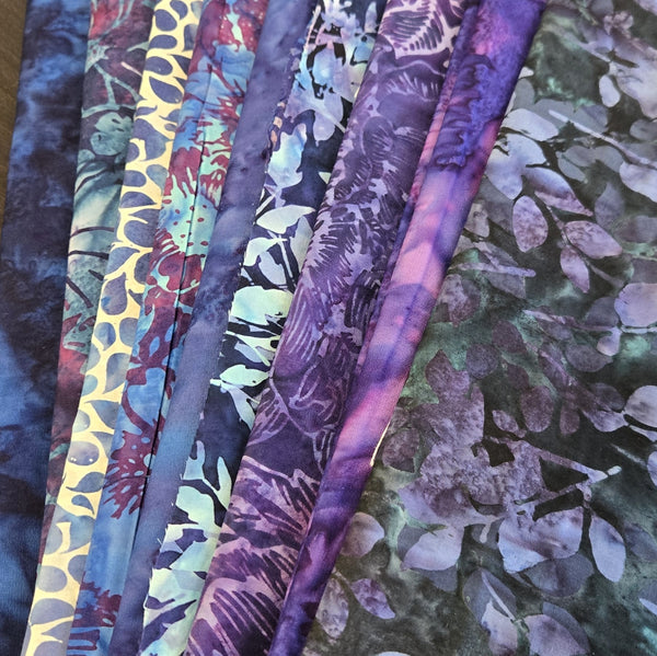 Matt's Mystery Bundles - 7.29 yards - Midnight Mood- Assorted Remnants