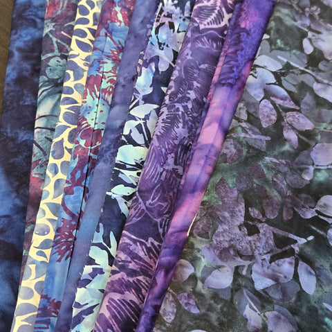 Matt's Mystery Bundles - 7.29 yards - Midnight Mood- Assorted Remnants