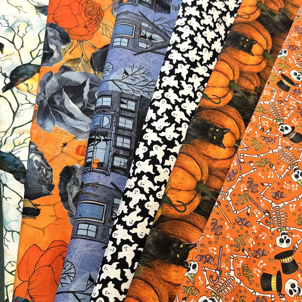 Matt's Mystery Bundles - 5.394 yards - Assorted Halloween - Assorted Remnants