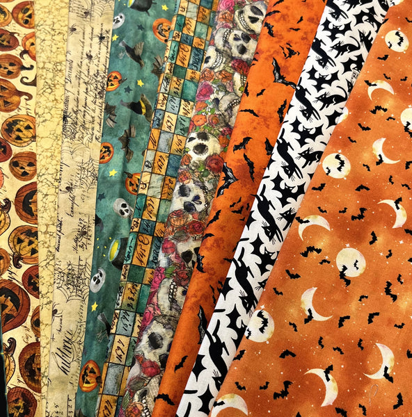 Matt's Mystery Bundles -  6.438 yards - Misc. Halloween - Assorted Remnants