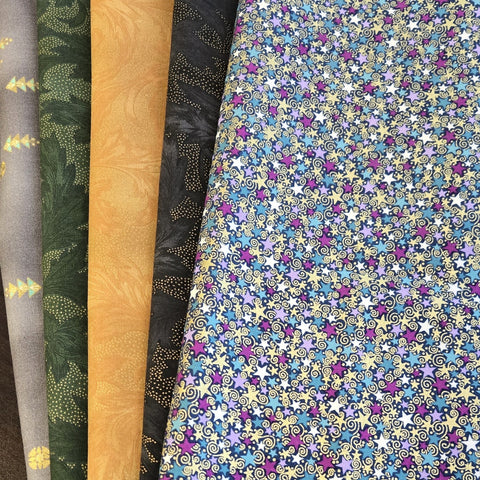 Matt's Mystery Bundles -  3.132 yards - Misc. Metallics - Assorted Remnants