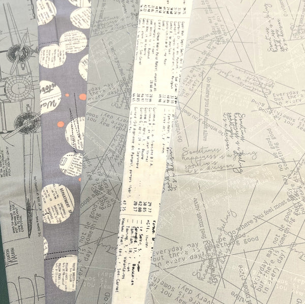 Matt's Mystery Bundles - 4.872 yards - Modern Backgrounds - Assorted Remnants