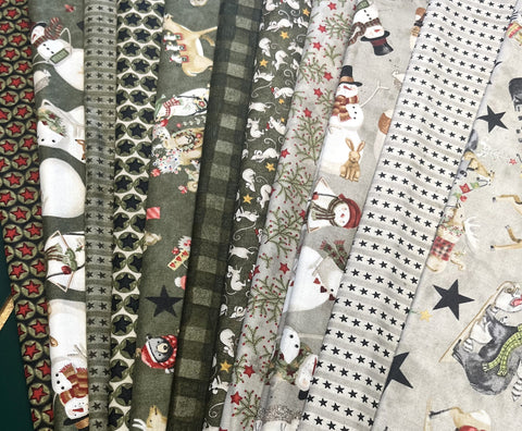 Matt's Mystery Bundles - 5.046 yards - Northern Christmas #1 - Assorted Remnants
