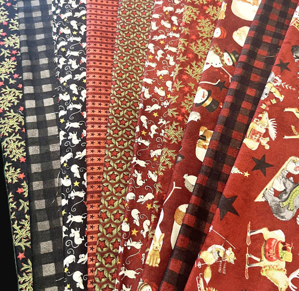 Matt's Mystery Bundles - 4.698 yards - Northern Christmas #2 - Assorted Remnants