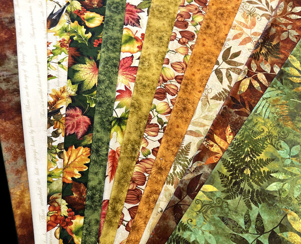 Matt's Mystery Bundles -  5.742 yards - Oak & Berries - Assorted Remnants