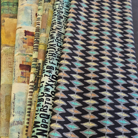 Matt's Mystery Bundles -  5.046 yards - On The Mark - Assorted Remnants