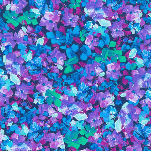 Kaufman Painterly Petals - Meadow 22275 268 Nature By The Yard