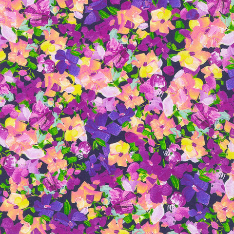 Kaufman Painterly Petals - Meadow 22275 269 Park By The Yard
