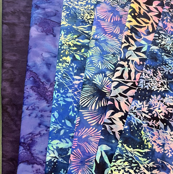 Matt's Mystery Bundles -  5.67 yards - Paradise Batiks - Assorted Remnants