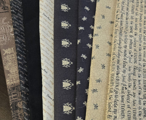 Matt's Mystery Bundles - 6.264 yards - Paris & Bees- Assorted Remnants