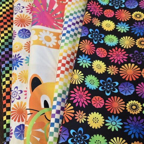 Matt's Mystery Bundles -  4.35 yards - Paws Meow- Assorted Remnants