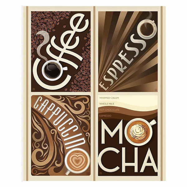Riley Blake Coffee Time PD17136 Coffee 35" PANEL By The PANEL (Not Strictly By The Yard)