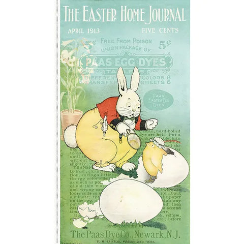 Riley Blake Egg Hunt C17140 The Easter Home Journal Main 23" PANEL By The PANEL (Not Strictly By The Yard)