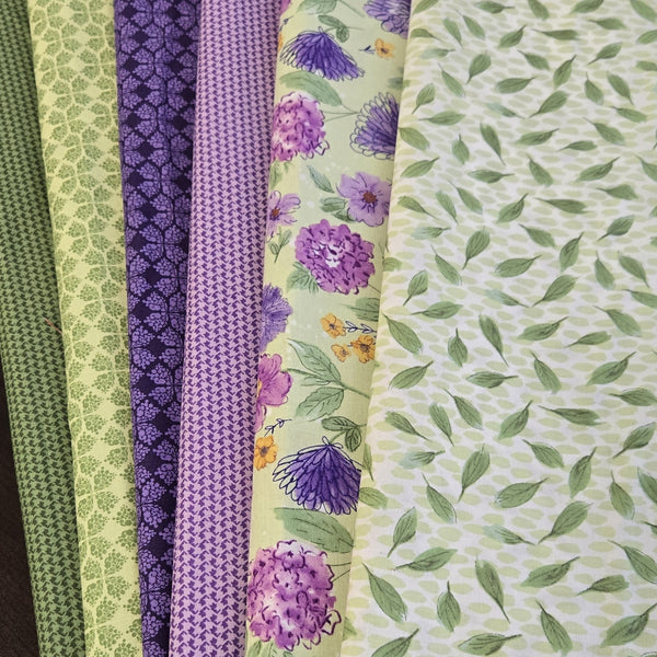 Matt's Mystery Bundles - 7.308 Yards - Plum Petals - Assorted Remnants