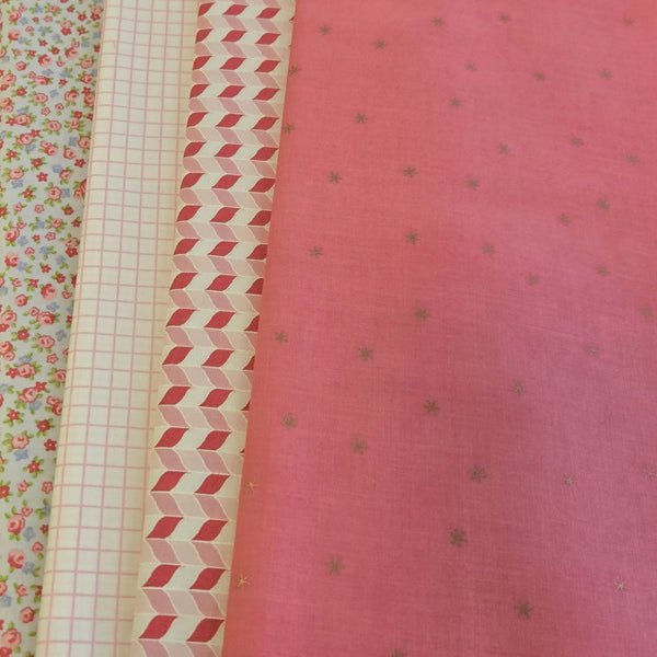 Matt's Mystery Bundles - 3.654 yards - Pinky #1 - Assorted Remnants