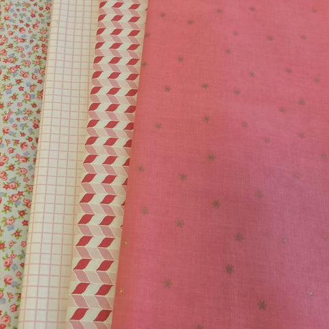 Matt's Mystery Bundles - 3.654 yards - Pinky #1 - Assorted Remnants