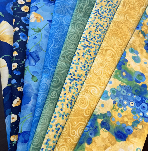 Matt's Mystery Bundles -  5.742 yards - Poppy Serenade #1 - Assorted Remnants