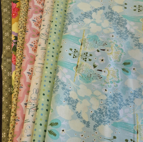 Matt's Mystery Bundles -  5.394 yards - Poppy Cotton #8  - Assorted Remnants