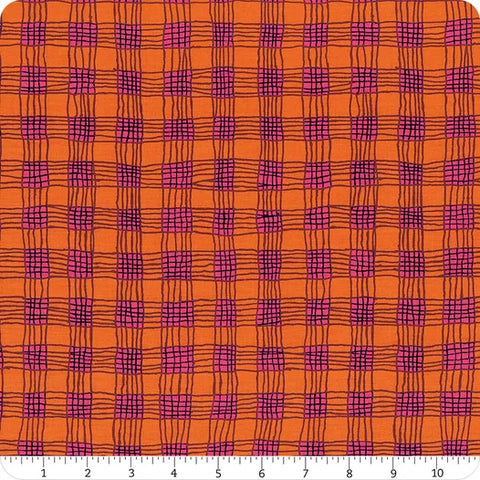 Free Spirit Kaffe Fassett Collective PWBM089 Coral Gingham By The Yard