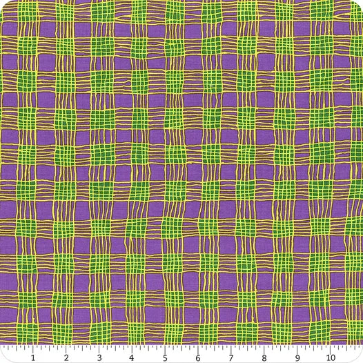 Free Spirit Kaffe Fassett Collective PWBM089 Purple Gingham By The Yard