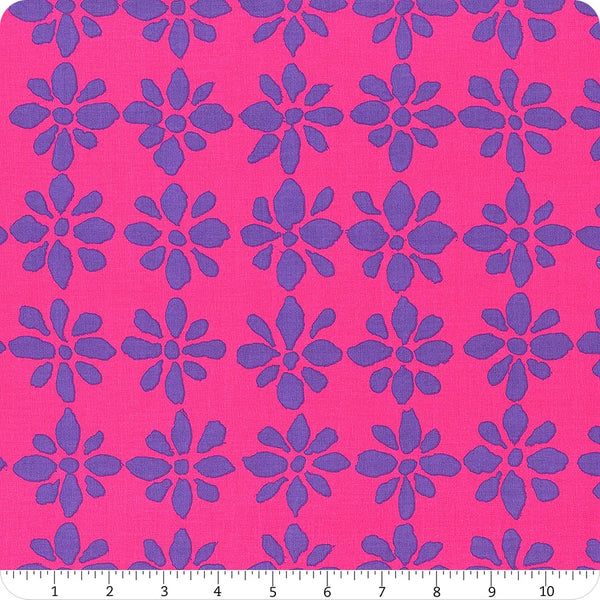 Free Spirit Kaffe Fassett Collective PWBM094 Pink Snow Flower By The Yard