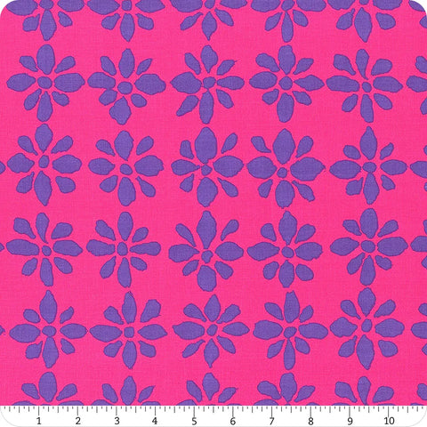 Free Spirit Kaffe Fassett Collective PWBM094 Pink Snow Flower By The Yard