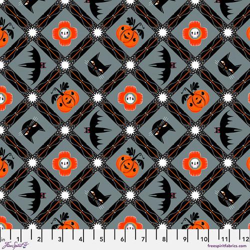 Free Spirit PWCD147 XStone Witchy Kitty By The Yard