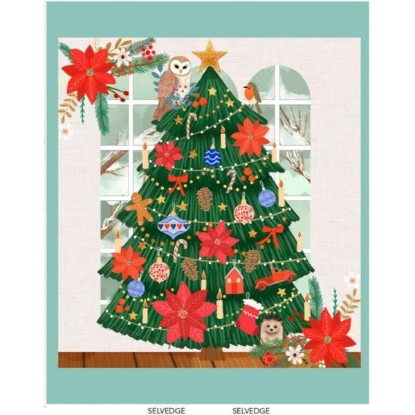 Free Spirit Christmas Spirit PWMC093 Cozy Christmas PANEL By The PANEL (Not Strictly By The Yard)