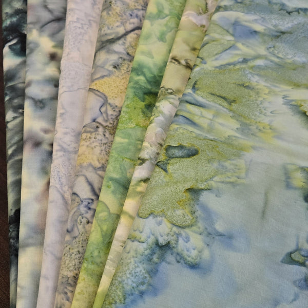Matt's Mystery Bundles - 4.32 yards - Rainbow Batiks #71 - Assorted Remnants