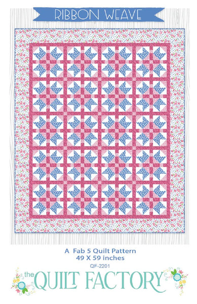 RIBBON WEAVE - The Quilt Factory Pattern QF-2201 DIGITAL DOWNLOAD