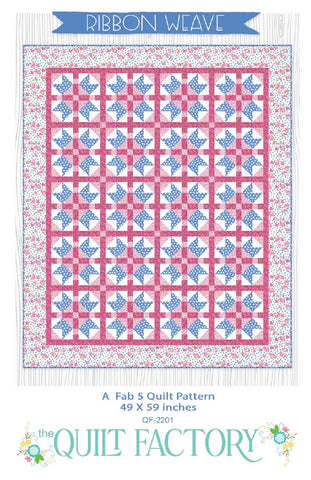 RIBBON WEAVE - The Quilt Factory Pattern QF-2201 DIGITAL DOWNLOAD