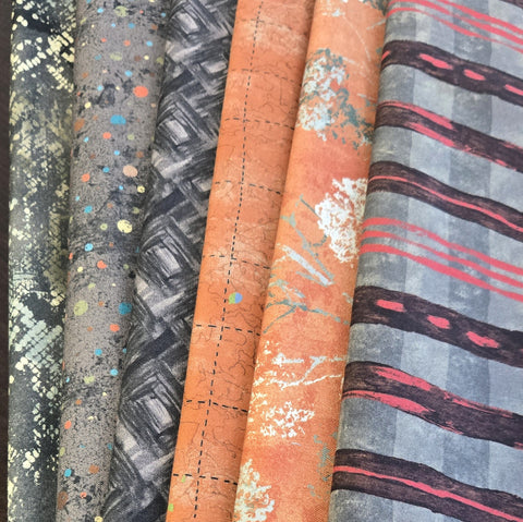 Matt's Mystery Bundles -  5.394 yards - Rough & Sketchbook - Assorted Remnants