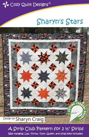 Estrelas de Sharyn – padrão de design de colcha aconchegante