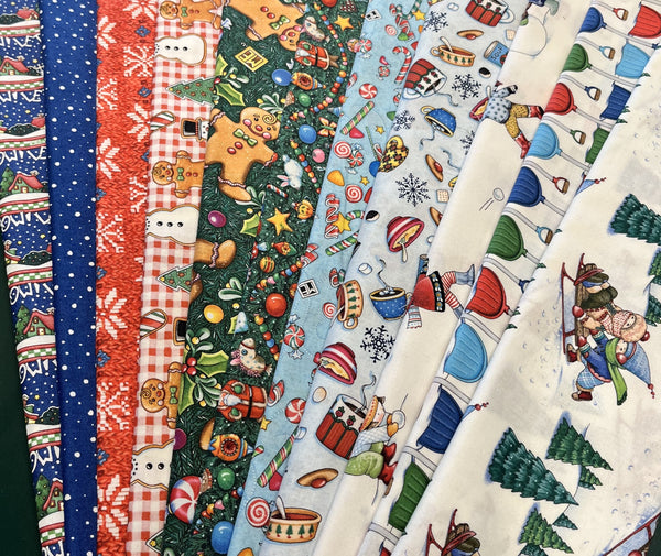 Matt's Mystery Bundles - 6.264 yards - Snow Day - Assorted Remnants
