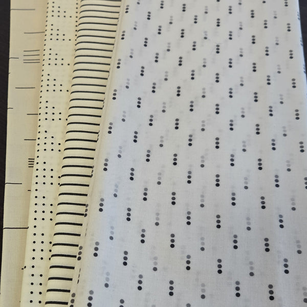 Matt's Mystery Bundles -  4.002 yards - Stripes & Dots - Assorted Remnants
