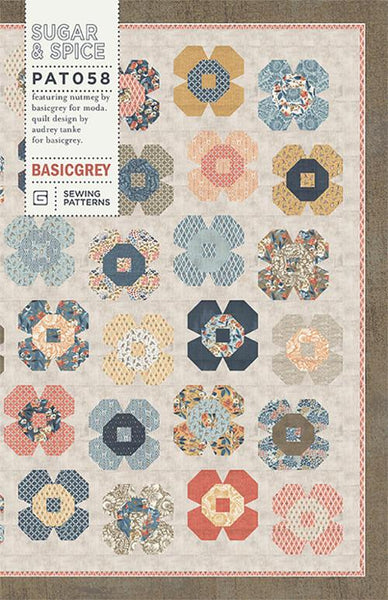 SUGAR & SPICE - BASICGREY Quilt Pattern 058 DIGITAL DOWNLOAD