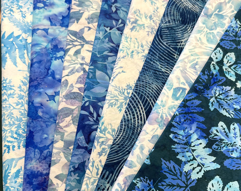 Matt's Mystery Bundles -  4.86 yards  - Summer Breeze Batiks - Assorted Remnants