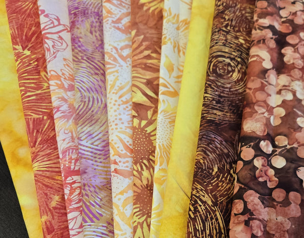 Matt's Mystery Bundles - 5.94 yards - Sunflowers -Assorted Remnants