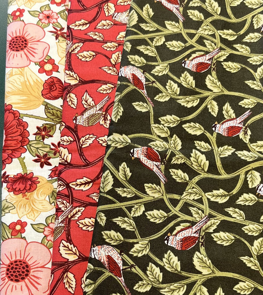 Matt's Mystery Bundles -  3.828 yards - Tangled Garden - Assorted Remnants