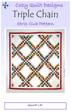 TRIPLE CHAIN - Cozy Quilt Designs Pattern