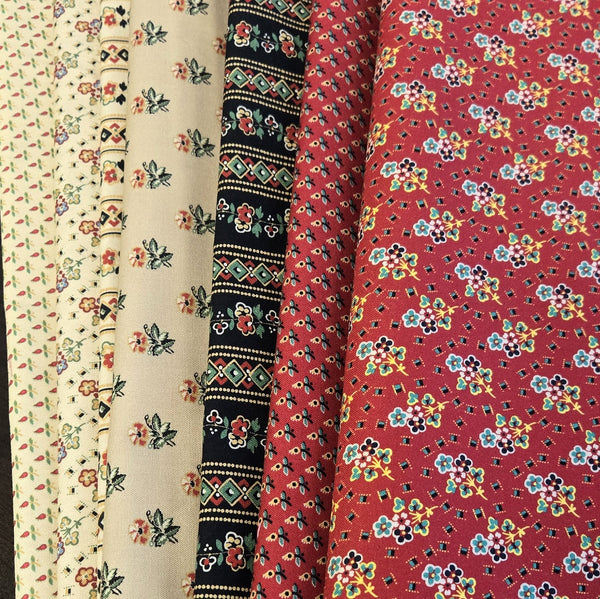 Matt's Mystery Bundles - 8.178 Yards - Turkey Red - Assorted Remnants