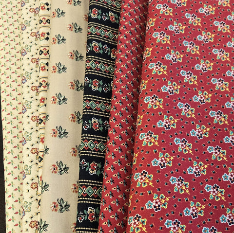 Matt's Mystery Bundles - 8.178 Yards - Turkey Red - Assorted Remnants