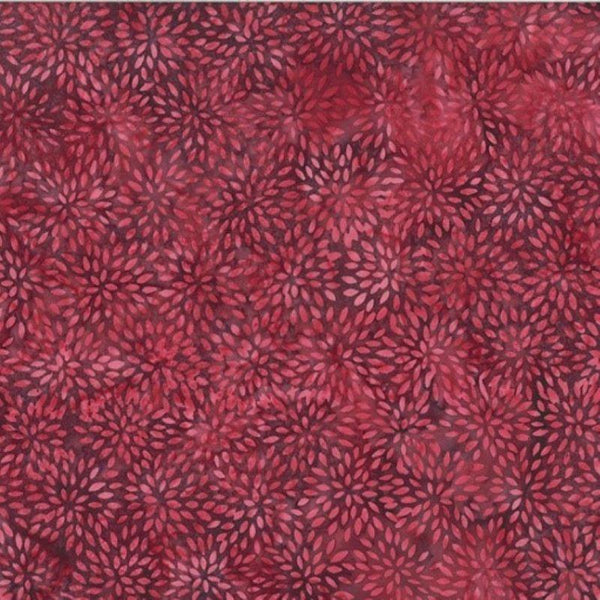 Hoffman Bali Batik Garnet Glow V2558 381 Pomegranate By The Yard