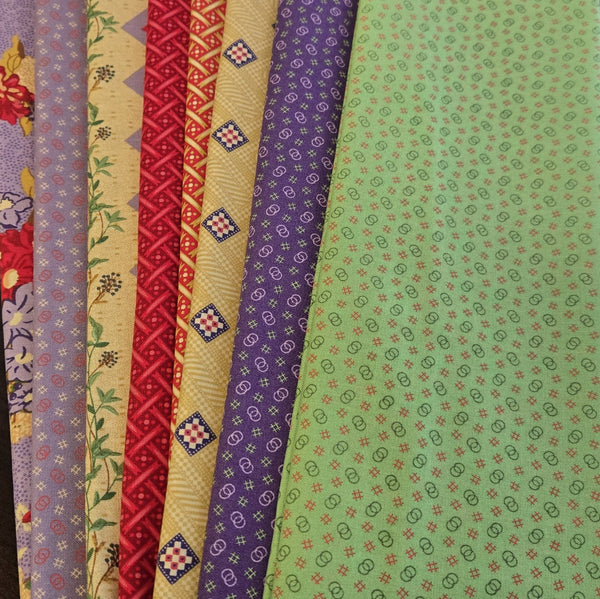 Matt's Mystery Bundles -  6.786 yards - Vera's Garden #1 - Assorted Remnants