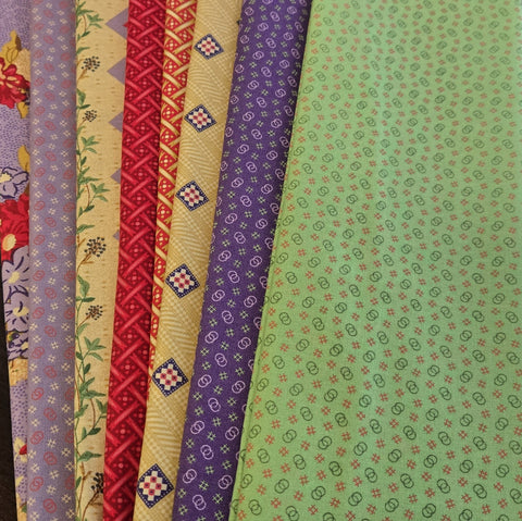 Matt's Mystery Bundles -  6.786 yards - Vera's Garden #1 - Assorted Remnants