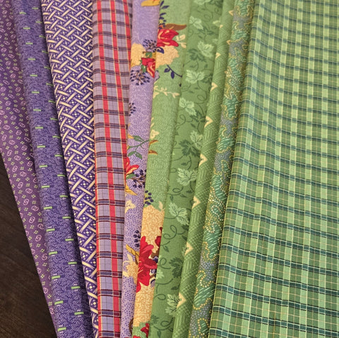 Matt's Mystery Bundles - 5.916 yards - Vera's Garden #2- Assorted Remnants
