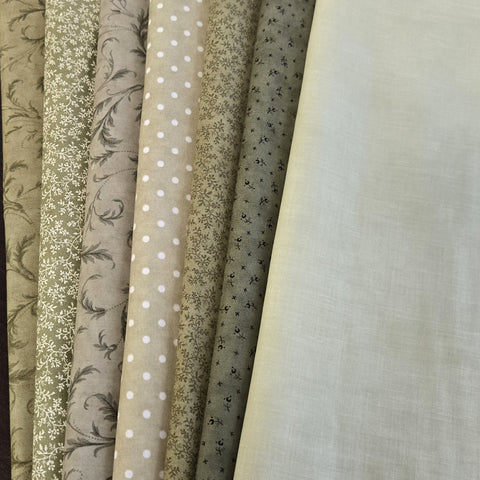 Matt's Mystery Bundles -  4.872 yards -Vintage Linens #7- Assorted Remnants