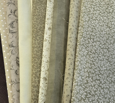 Matt's Mystery Bundles -  5.916 yards - Vintage Linens #6 - Assorted Remnants