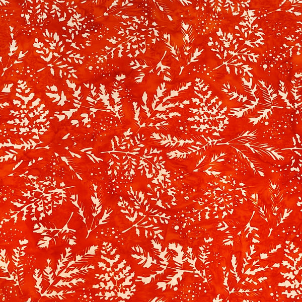 Hoffman Batik W2570 75 Peppermint Pine Fern By The Yard